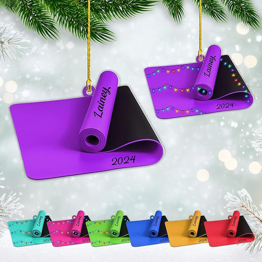 Personalized Pilates Acrylic Christmas Ornament - Instructors & Fitness Lovers LL52