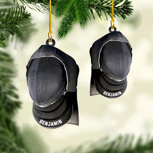 Personalized Fencing Christmas Ornament Christmas Tree Decor Gift for Fencer 2025 Fencing for Christmas Tree C06