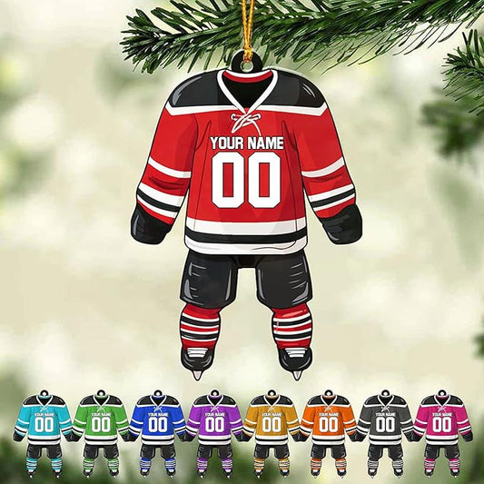 Custom ice Hockey Ornament N45