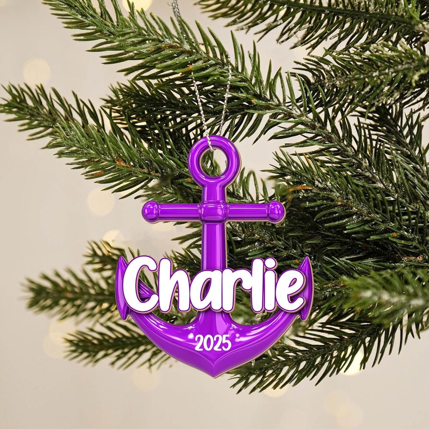 Personalized Sailor Ornament – Custom Captain Sailor Acrylic Ornament, Unique Sailing Glass Keepsake, Navy Captain Holiday Gift for Sailors TS16