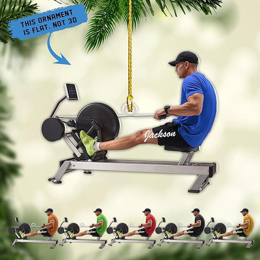 Personalized Pilates Acrylic Christmas Ornament - Instructors & Fitness Lovers LL42