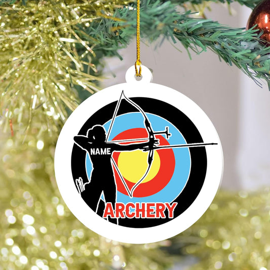 Custom Archery Christmas Ornament – Archery Lover Gift A3