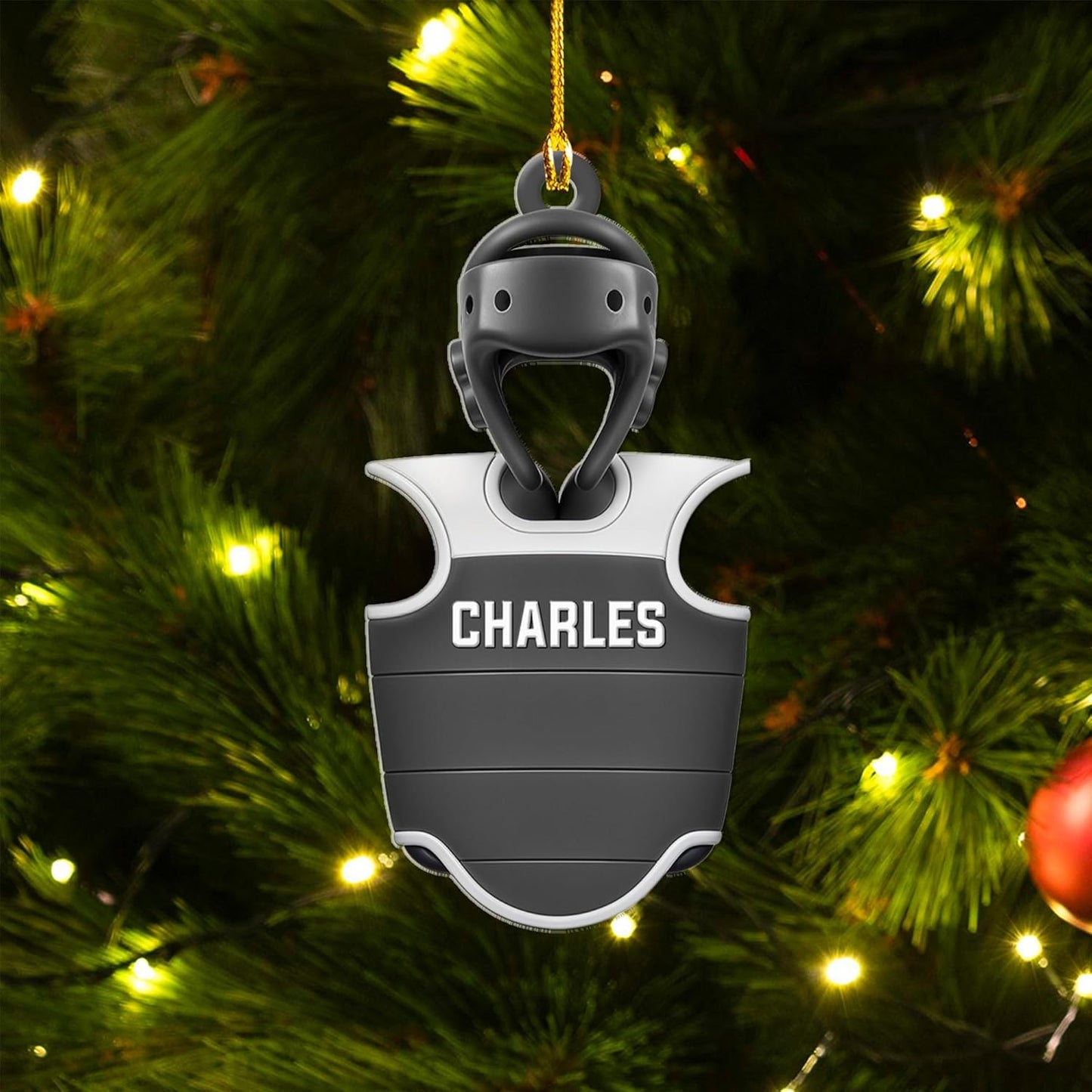 Custom Karate Christmas Ornament – Taekwondo & Jiu Jitsu Gift Krt29