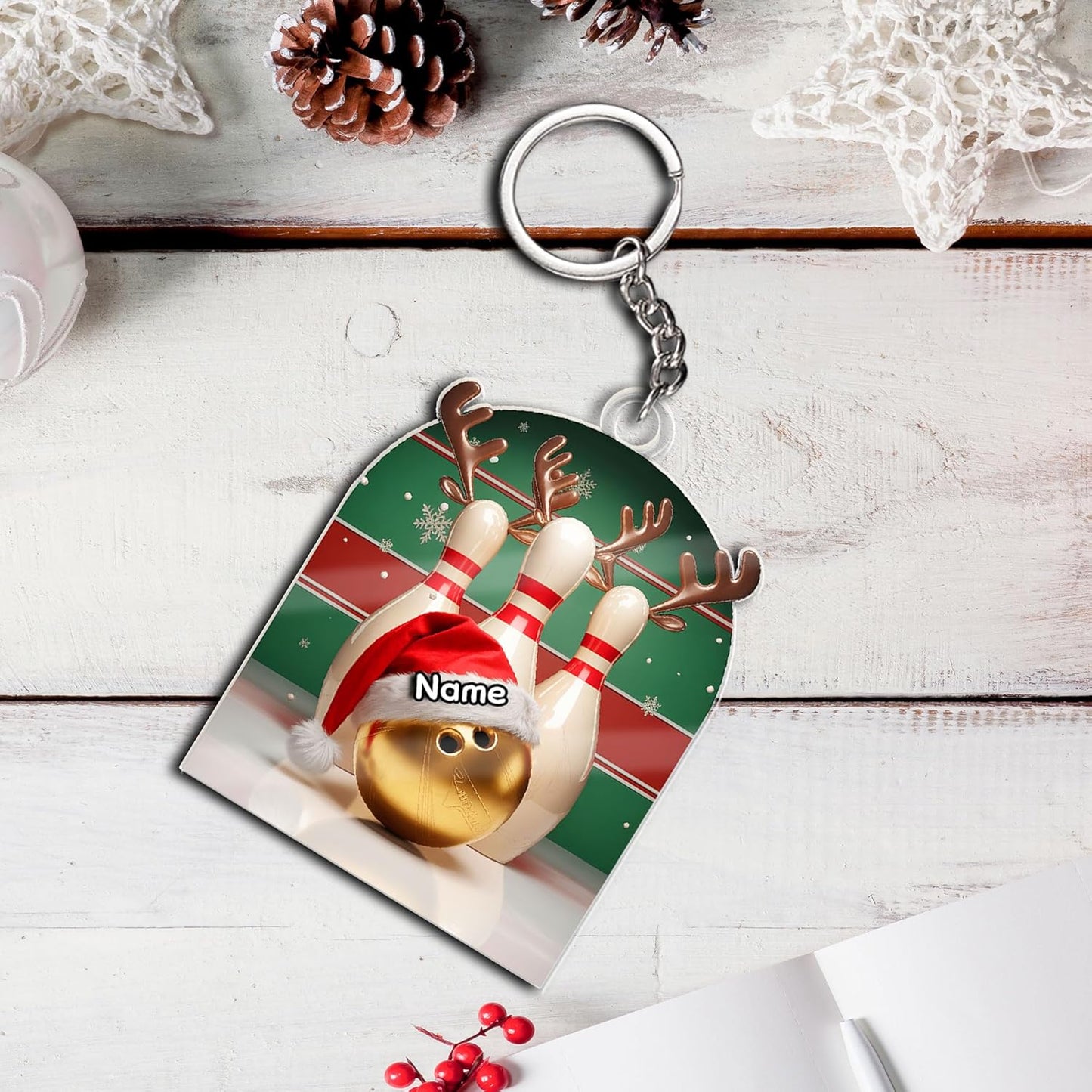 Custom Bowling Tools Ornament - Bowling Ornament Bowl 7