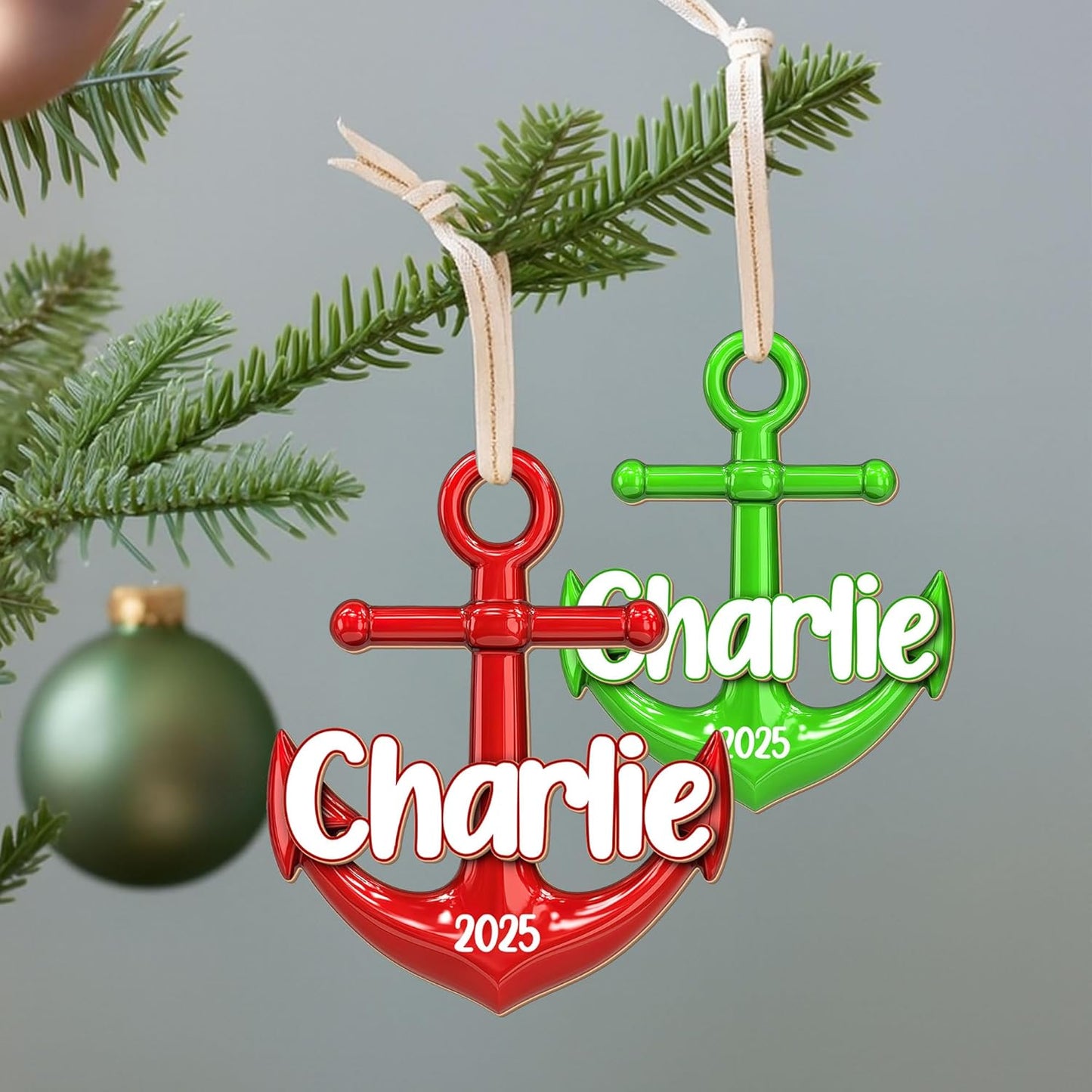 Personalized Sailor Ornament – Custom Captain Sailor Acrylic Ornament, Unique Sailing Glass Keepsake, Navy Captain Holiday Gift for Sailors TS16