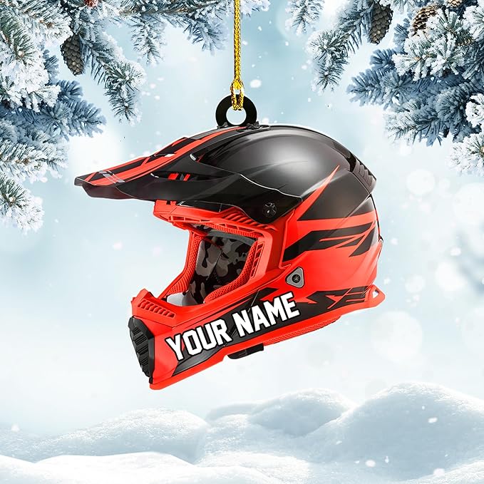 Personalized Dirt Bike Christmas Ornaments 2025 Custom Motocross Ornament Dirt bike Christmas Ornament N21