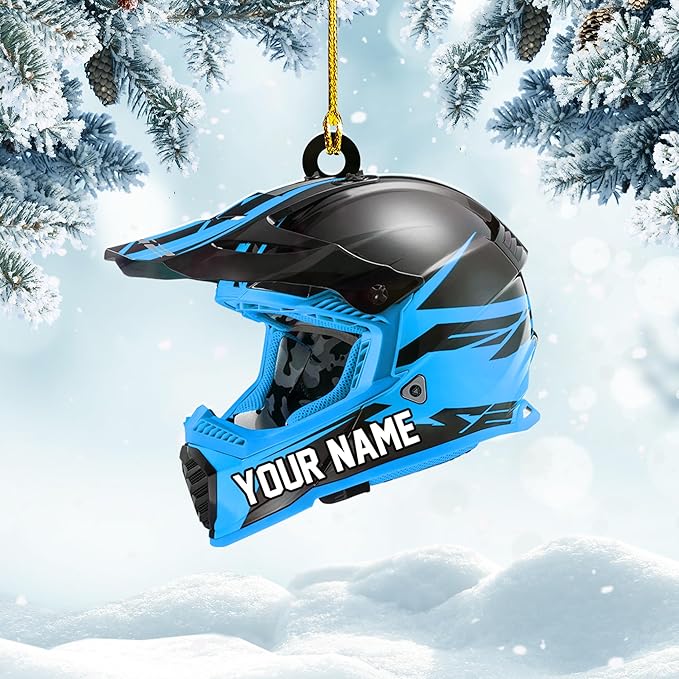 Personalized Dirt Bike Christmas Ornaments 2025 Custom Motocross Ornament Dirt bike Christmas Ornament N21