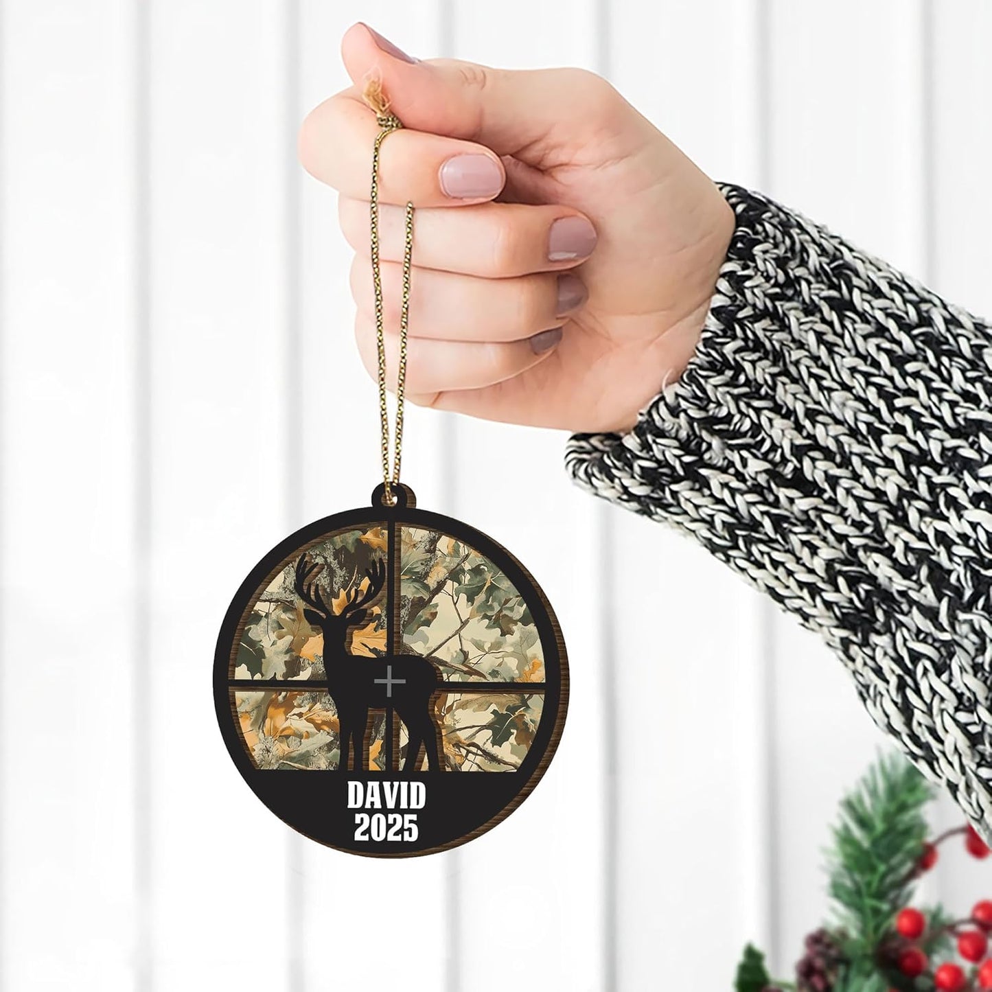 Personalized Hunting Vest 2D Flat Ornament - Duck Hunting Gifts for Men Women T31