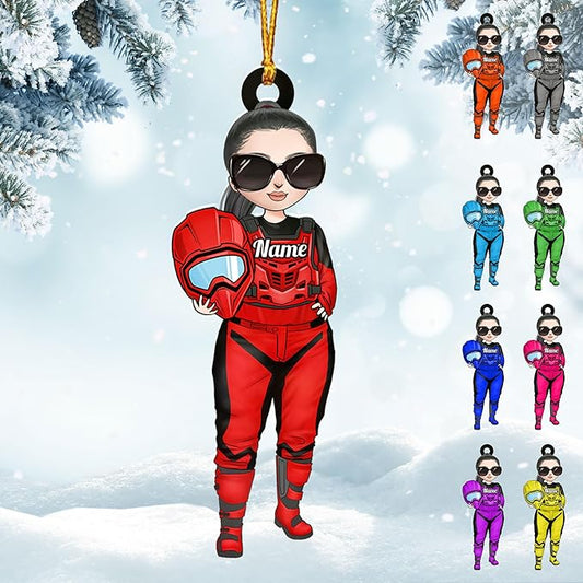 Personalized Dirt Bike Christmas Ornaments 2025 Custom Motocross Ornament Dirt bike Christmas Ornament N22