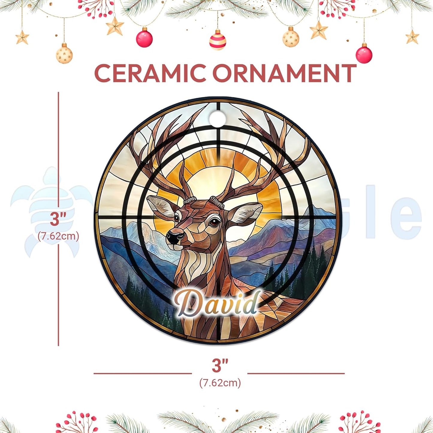 Personalized Hunting Vest 2D Flat Ornament - Duck Hunting Gifts for Men Women T33