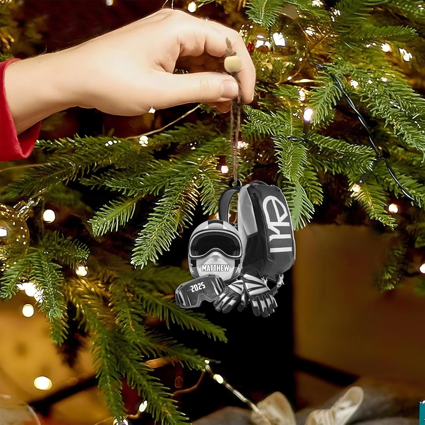 Custom Skydiving Christmas Ornament – Skydiver Xmas Decor O15