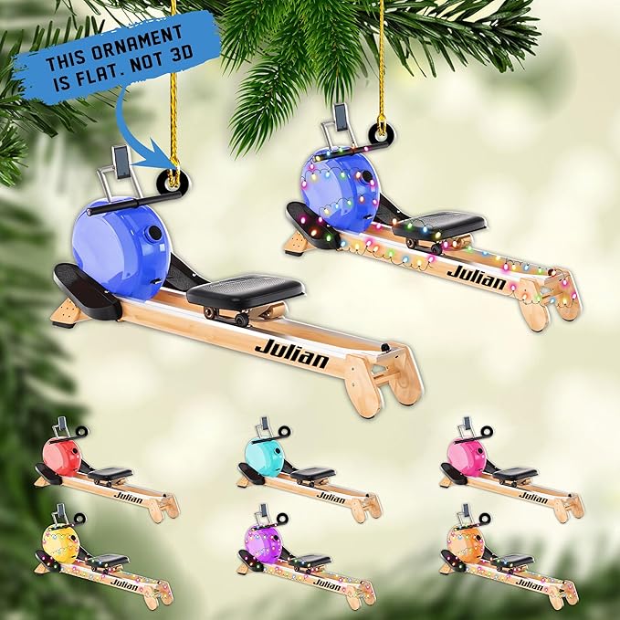Personalized Pilates Acrylic Christmas Ornament - Instructors & Fitness Lovers LL46