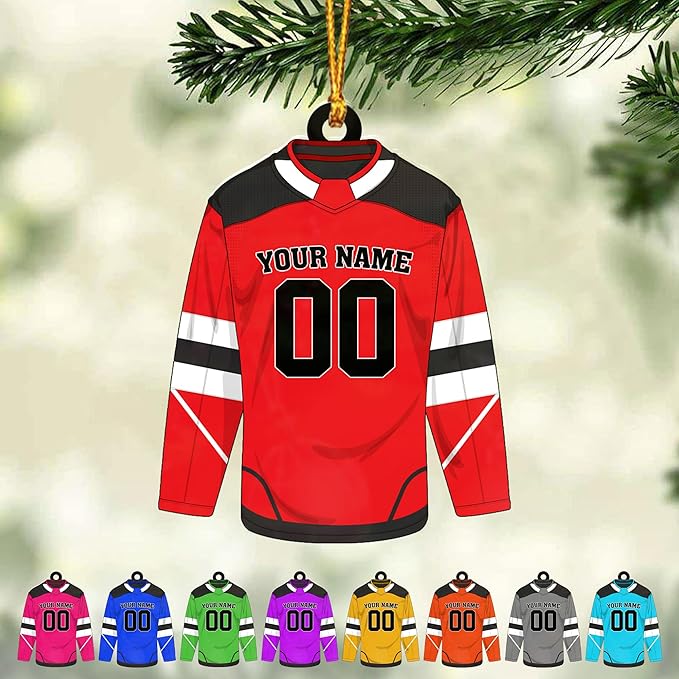Custom ice Hockey Ornament N50