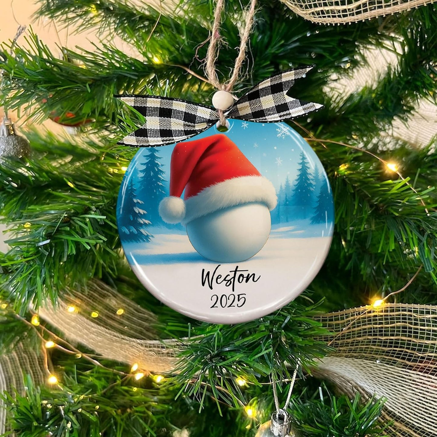 Custom Ping Pong Christmas Ceramic Ornament – Personalized Ceramic Table Tennis Gift, Sport Holiday Tree Decoration, Unique Ping Pong Player Keepsake TT22