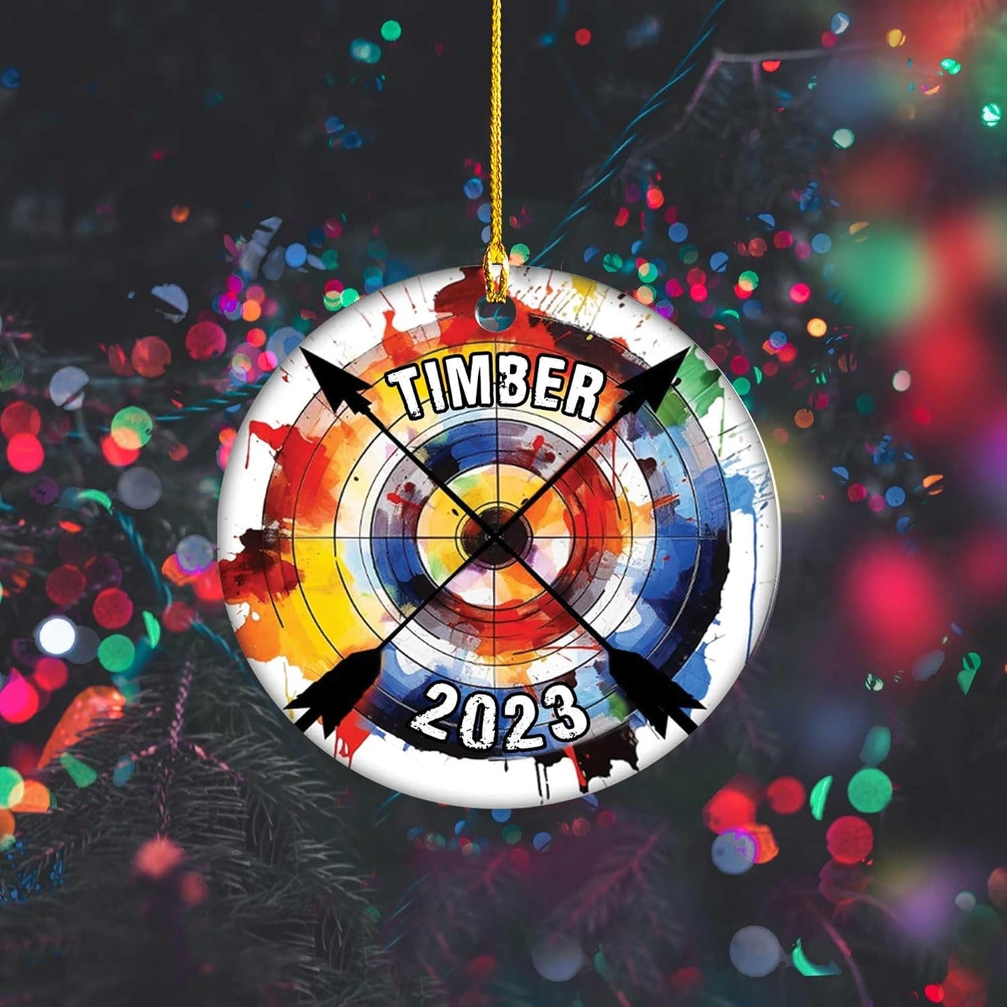Custom Archery Christmas Ornament – Archery Lover Gift A1