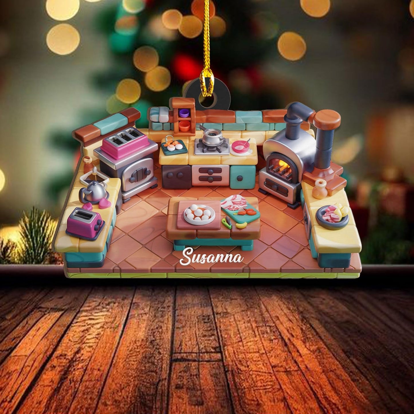 Customized Chef Ornament - Chef Christmas Gift N20