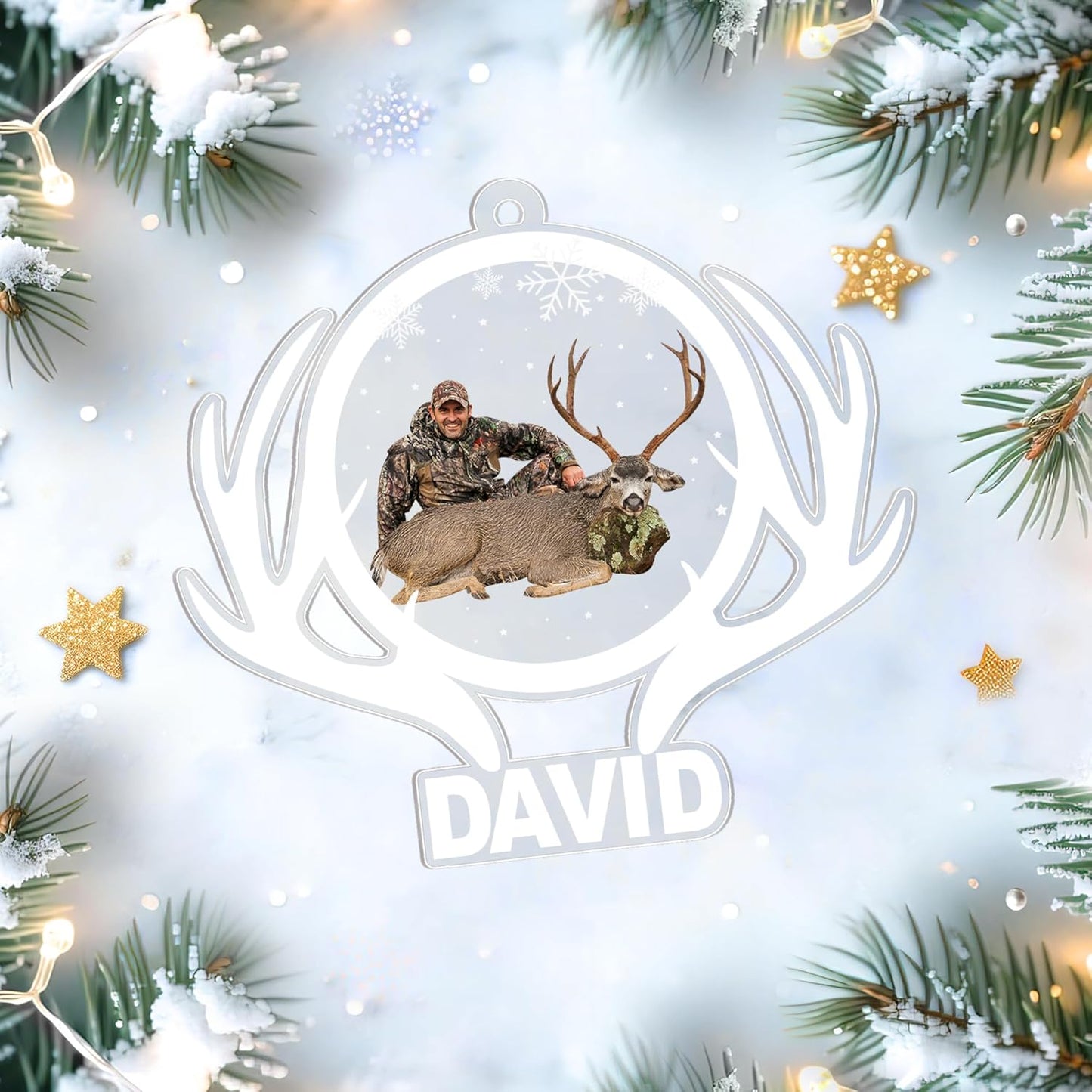 Personalized Hunting Vest 2D Flat Ornament - Duck Hunting Gifts for Men Women T38