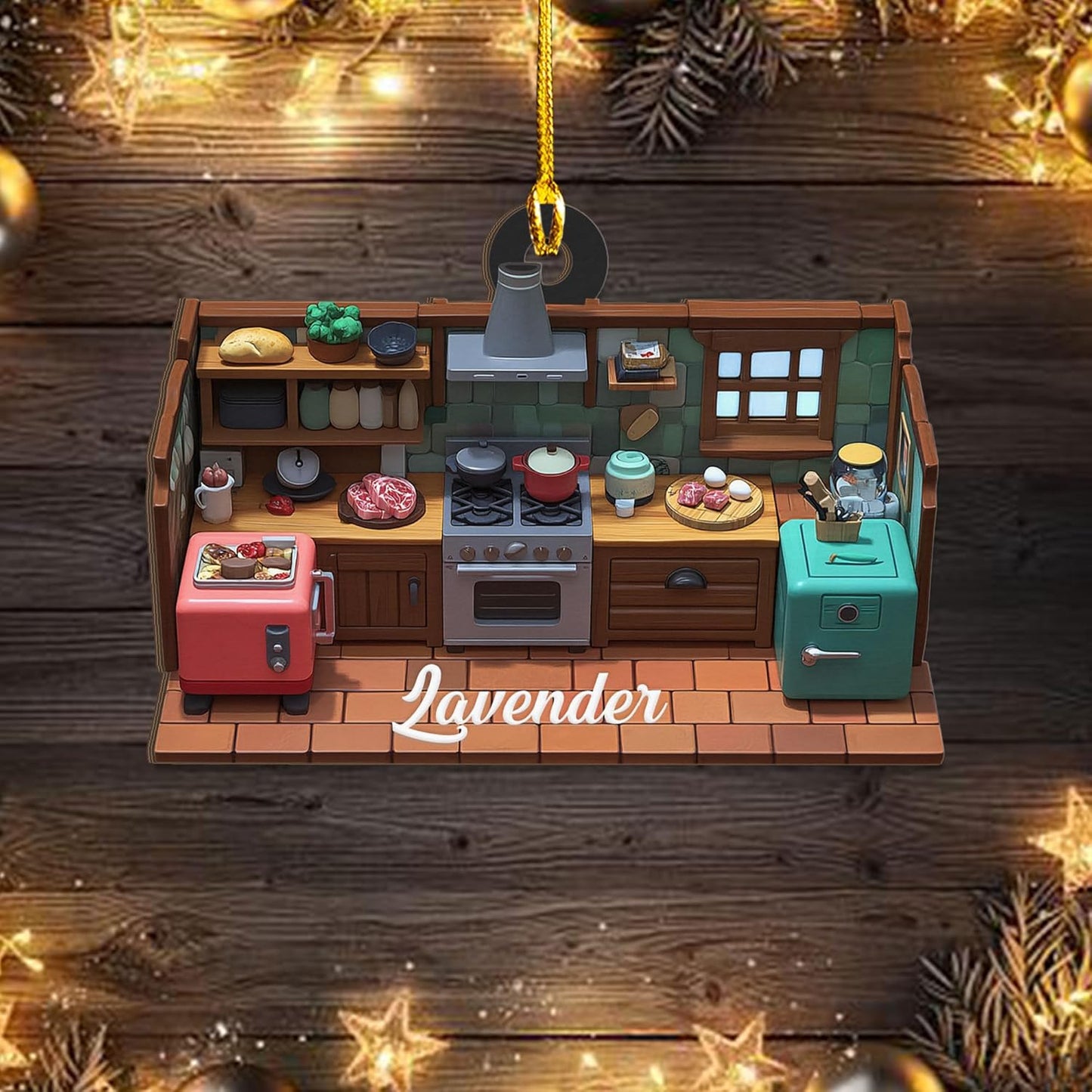 Customized Chef Ornament - Chef Christmas Gift N19