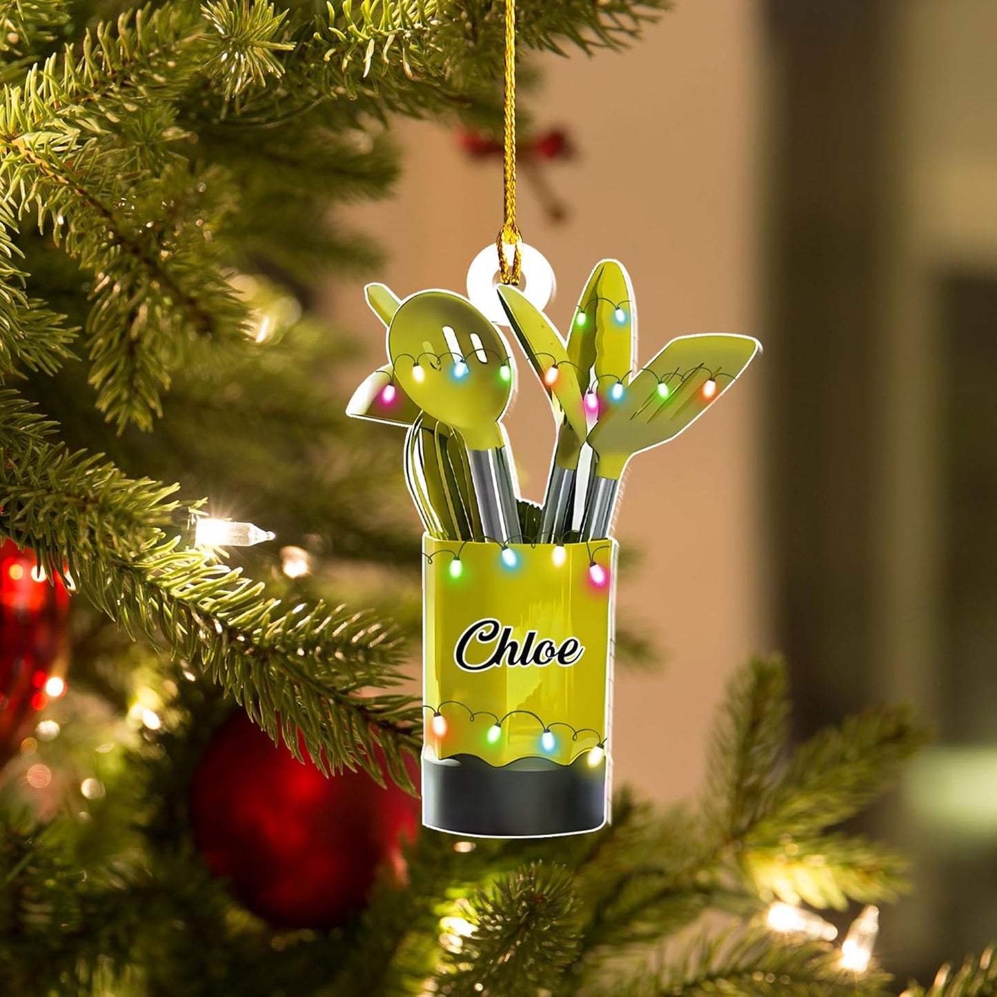 Customized Chef Ornament - Chef Christmas Gift N23