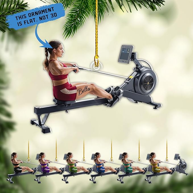 Personalized Pilates Acrylic Christmas Ornament - Instructors & Fitness Lovers LL41
