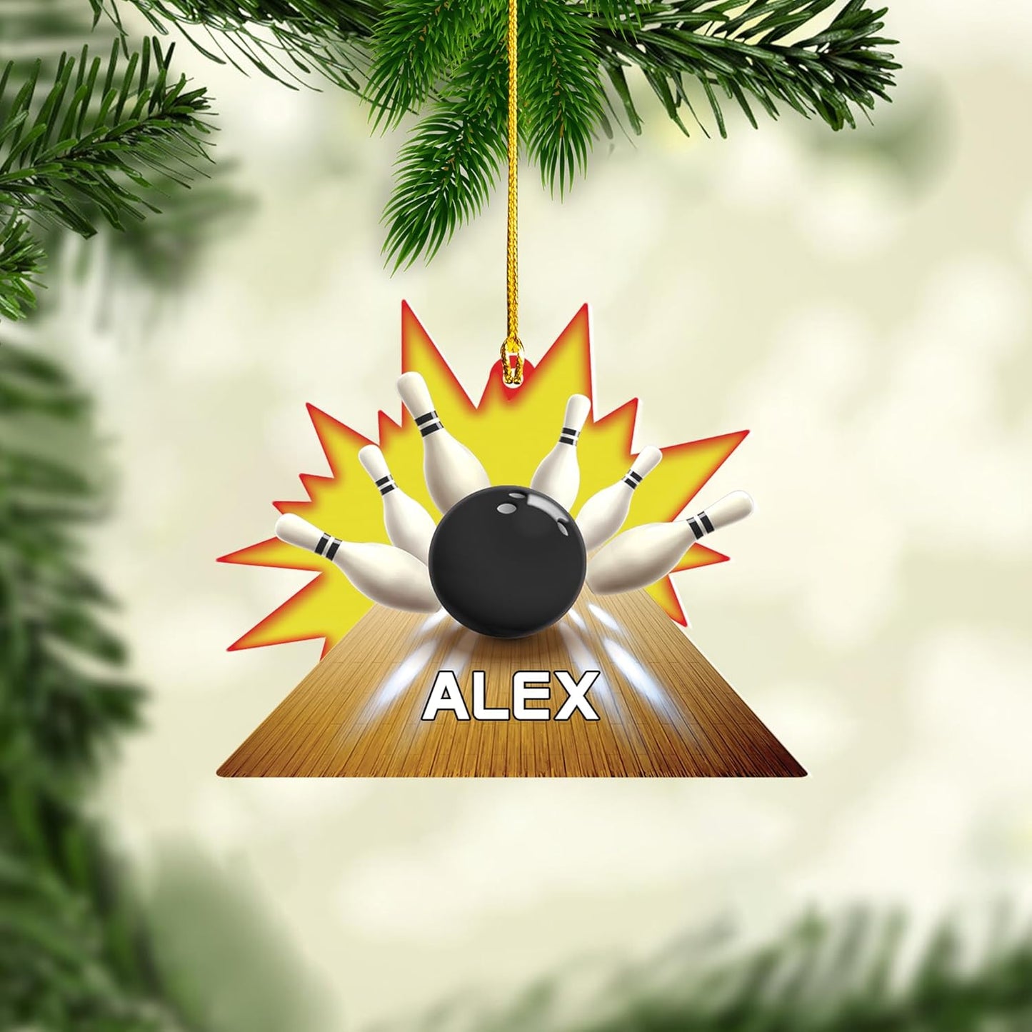 Custom Bowling Tools Ornament - Bowling Ornament Bowl Bl11