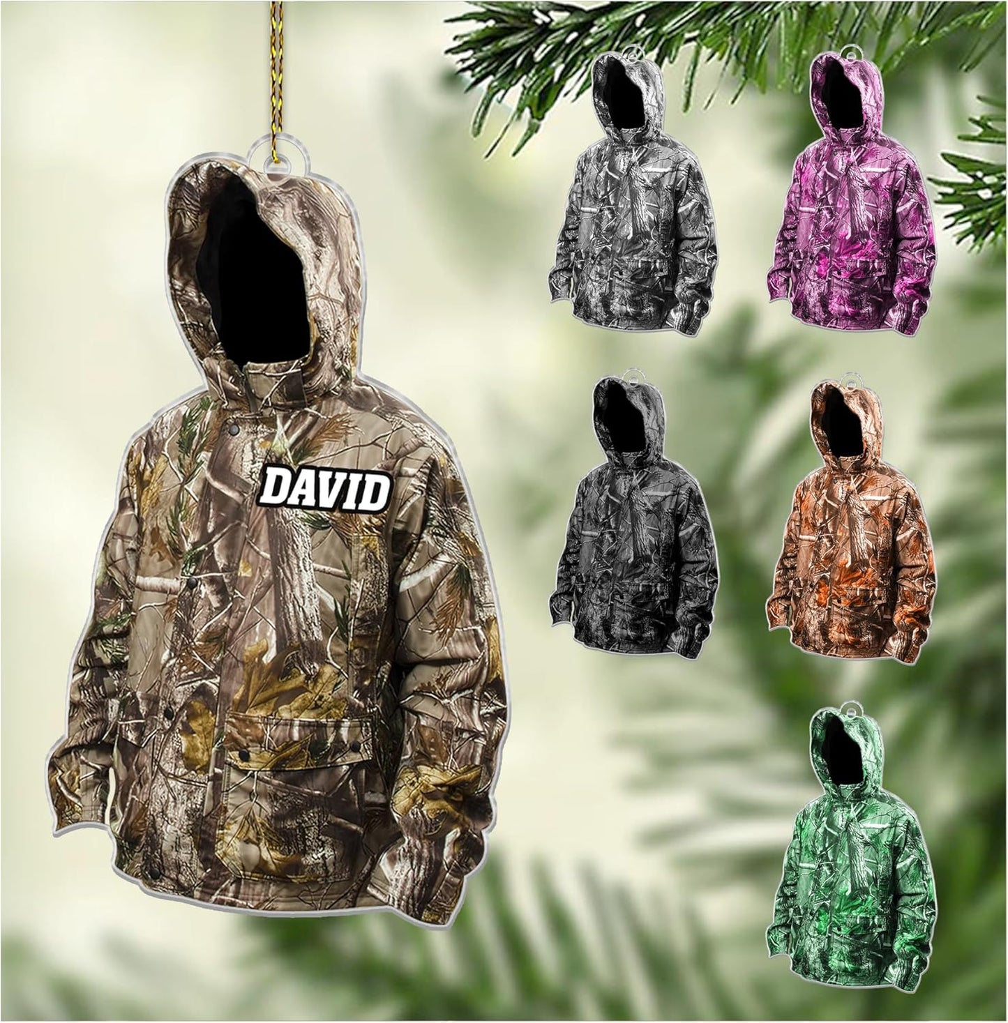 Personalized Hunting Vest 2D Flat Ornament - Duck Hunting Gifts for Men Women T30