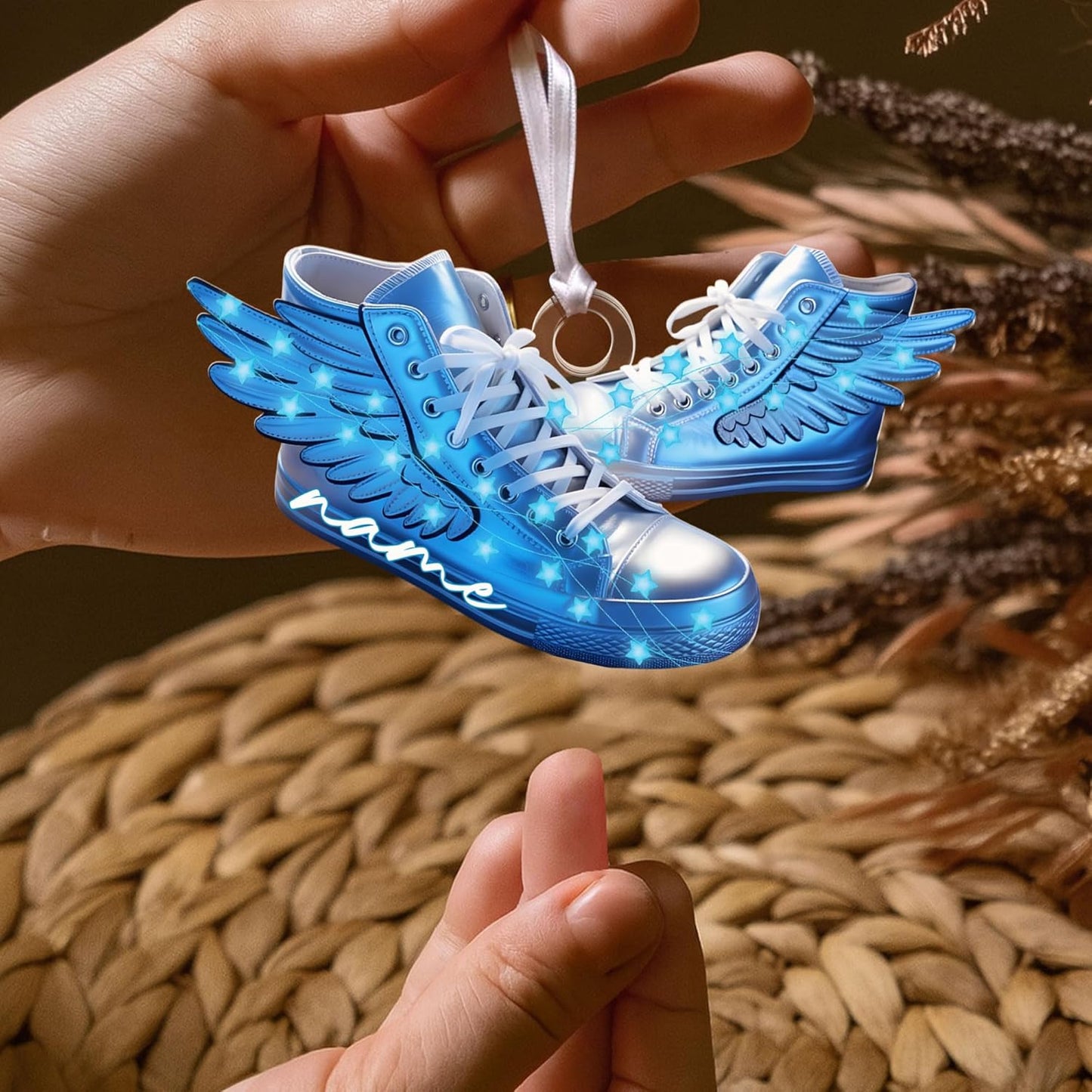 Personalized Marathon Christmas Ornament – Custom Name Acrylic Running Ornament, Marathon Runner Gift, Race Medal Keepsake TM1