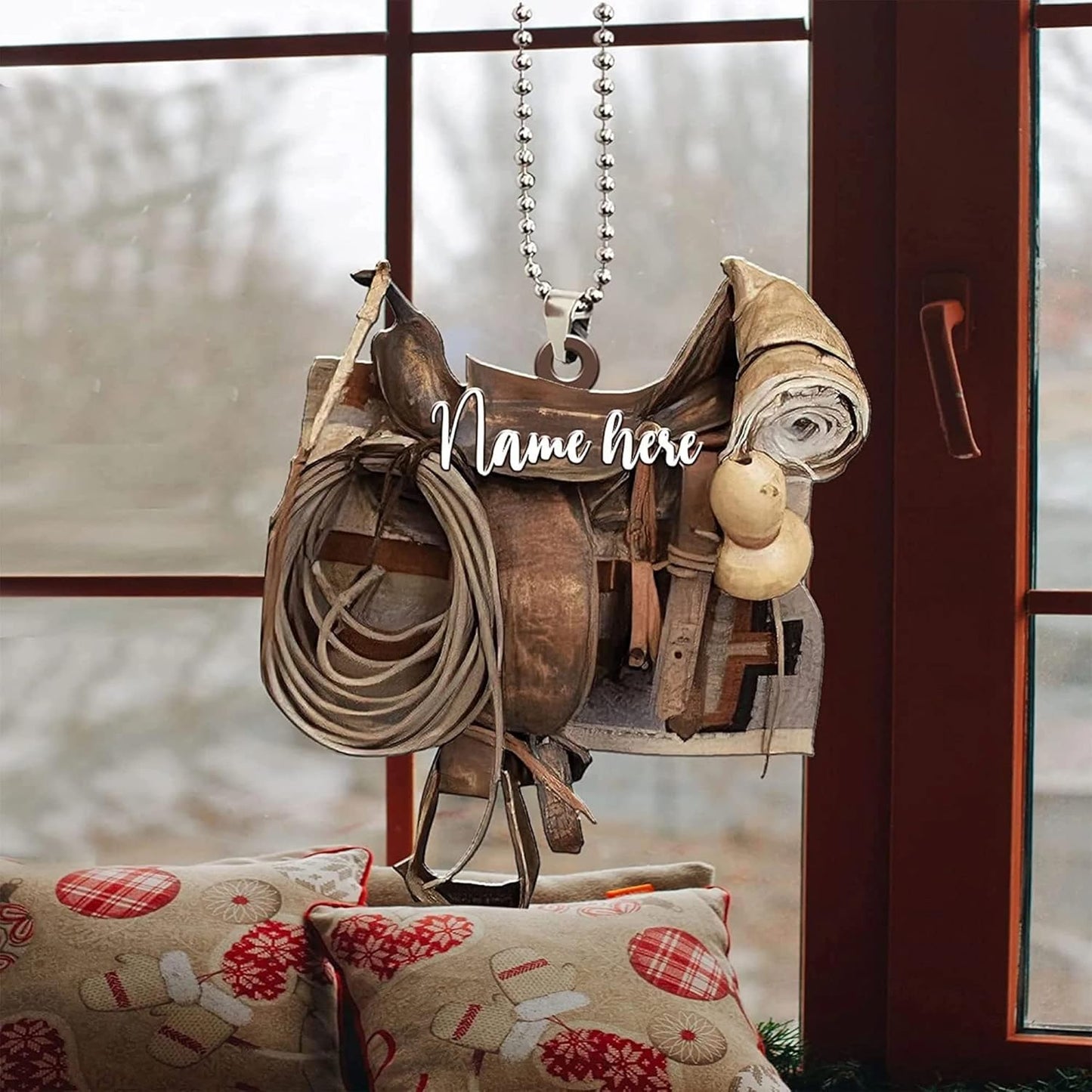 Custom Horse Riding Ornament | Personalized Equestrian Holiday Gift for Riders, Trainers & Horse Owners THH19