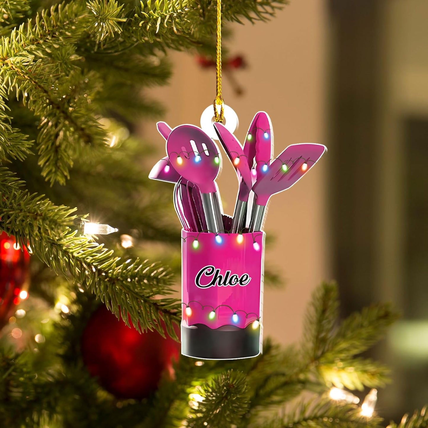 Customized Chef Ornament - Chef Christmas Gift N23