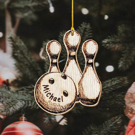 Custom Bowling Tools Ornament - Bowling Ornament Bowl Bl8