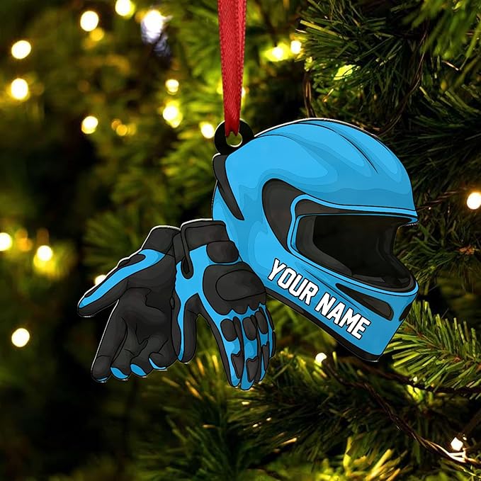Personalized Dirt Bike Christmas Ornaments 2025 Custom Motocross Ornament Dirt bike Christmas Ornament N17