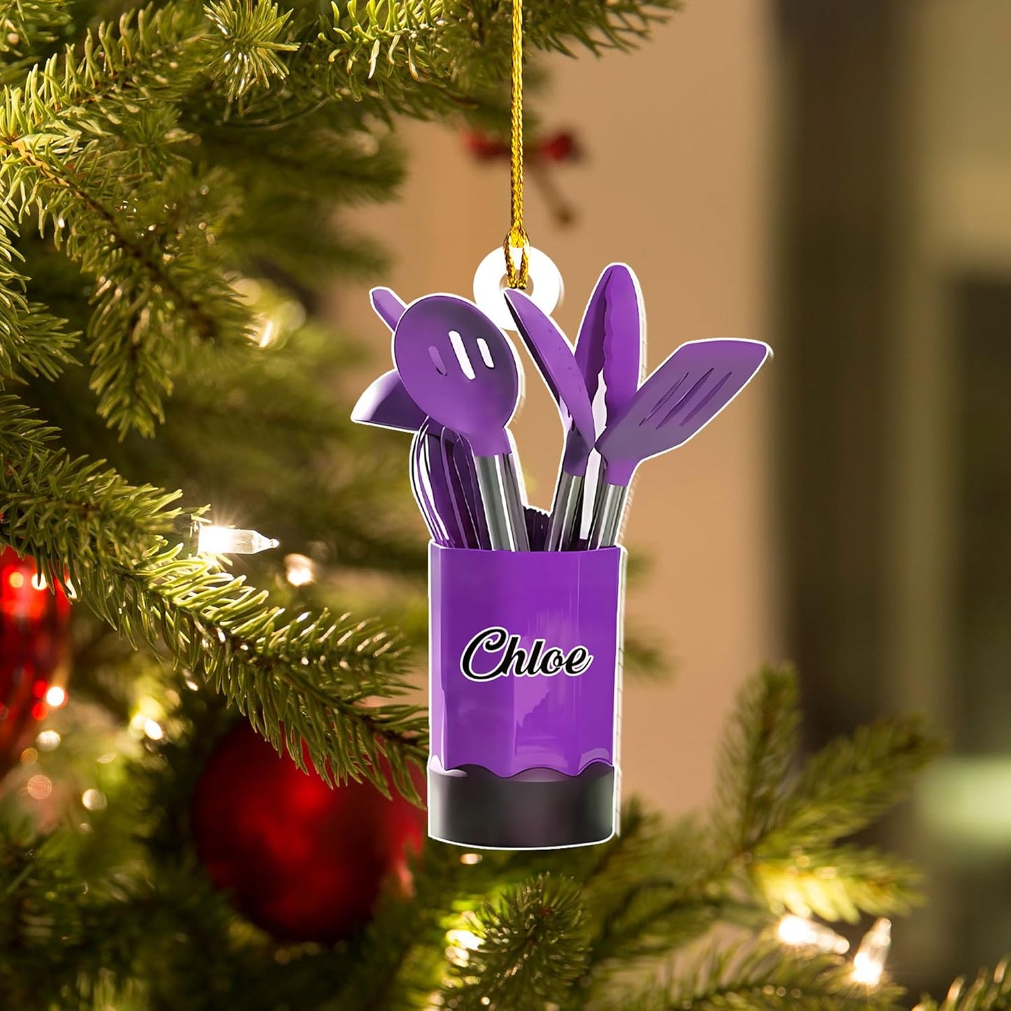 Customized Chef Ornament - Chef Christmas Gift N23