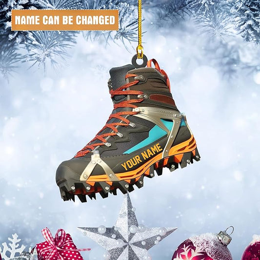 Personalized Rock Climber Christmas Gift for Mountaineers - Climbing Ornament LL32