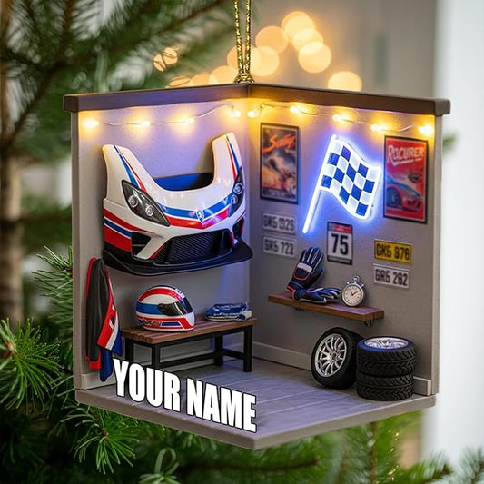 Personalized Go Kart Christmas Ornament N13