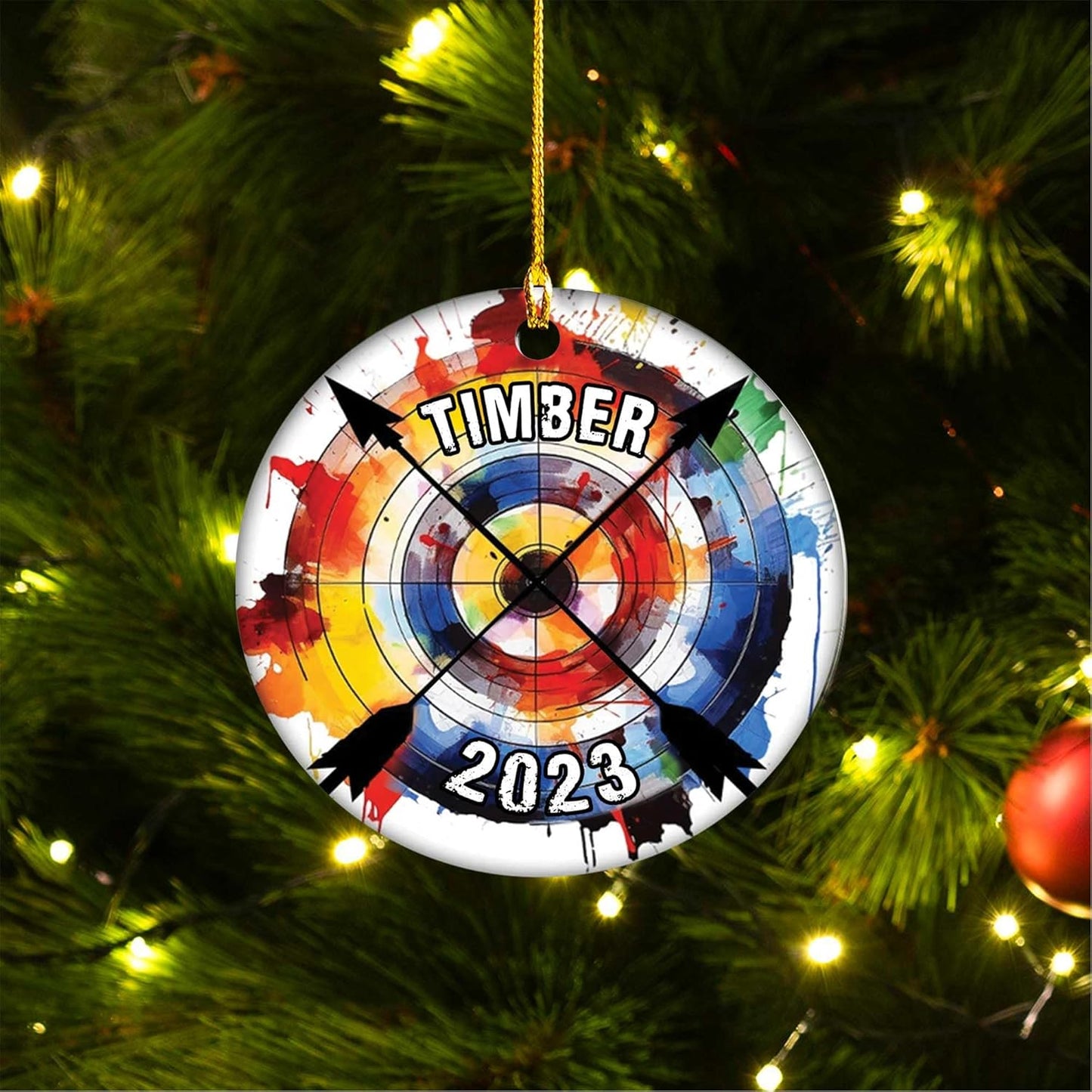 Custom Archery Christmas Ornament – Archery Lover Gift A1