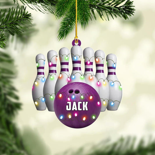 Custom Bowling Tools Ornament - Bowling Ornament Bowl Bl2