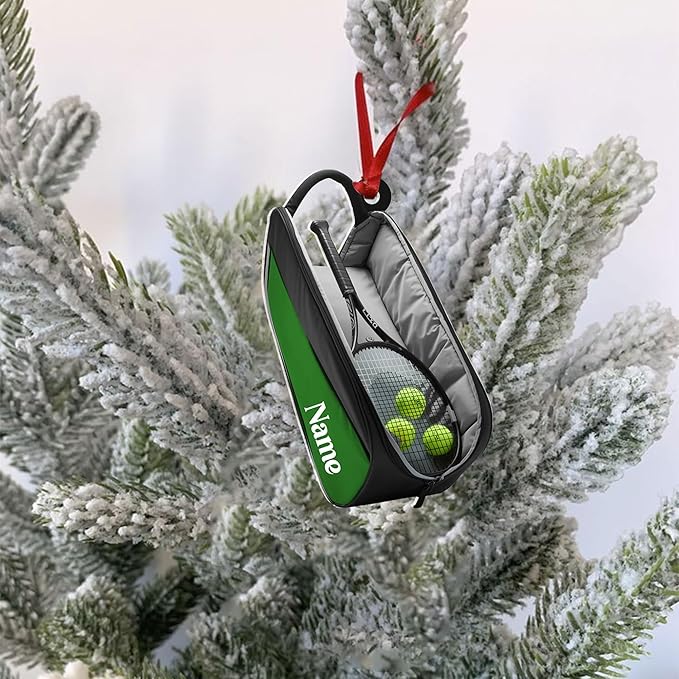 Personalized Tennis Christmas Ornament N11