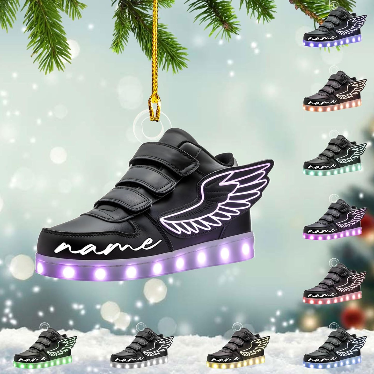 Personalized Marathon Ornament – Custom Name Acrylic Running Christmas Decoration, Runner Gift, Race Medal Keepsake TM3