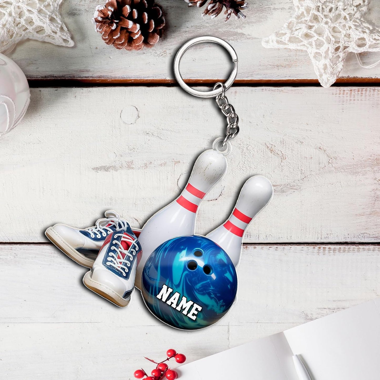Custom Bowling Tools Ornament - Bowling Ornament Bowl 14