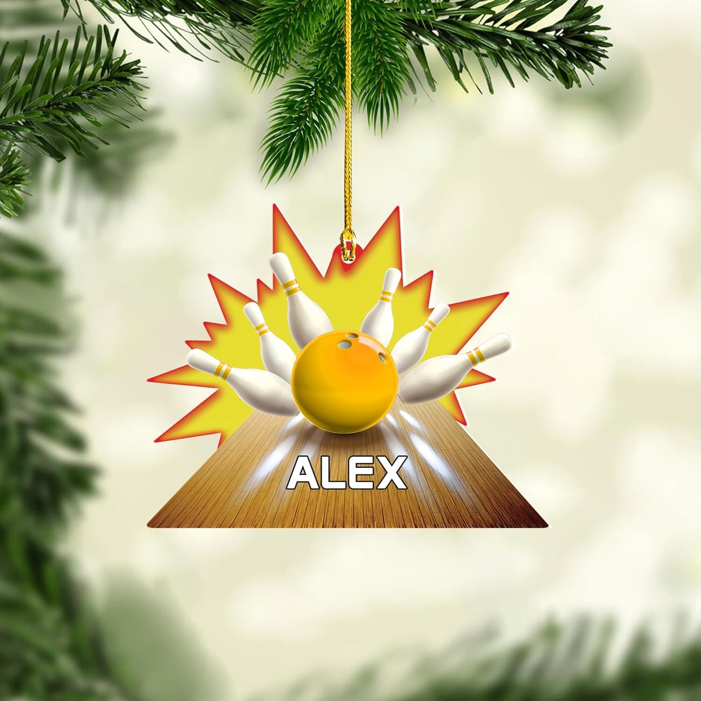 Custom Bowling Tools Ornament - Bowling Ornament Bowl Bl11