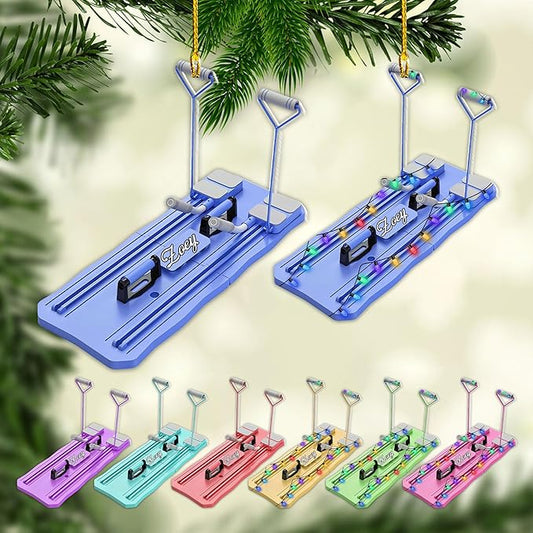 Customized Pilates Christmas Ornament - Pilates Gift for Women, Acrylic Christmas Ornament LL30