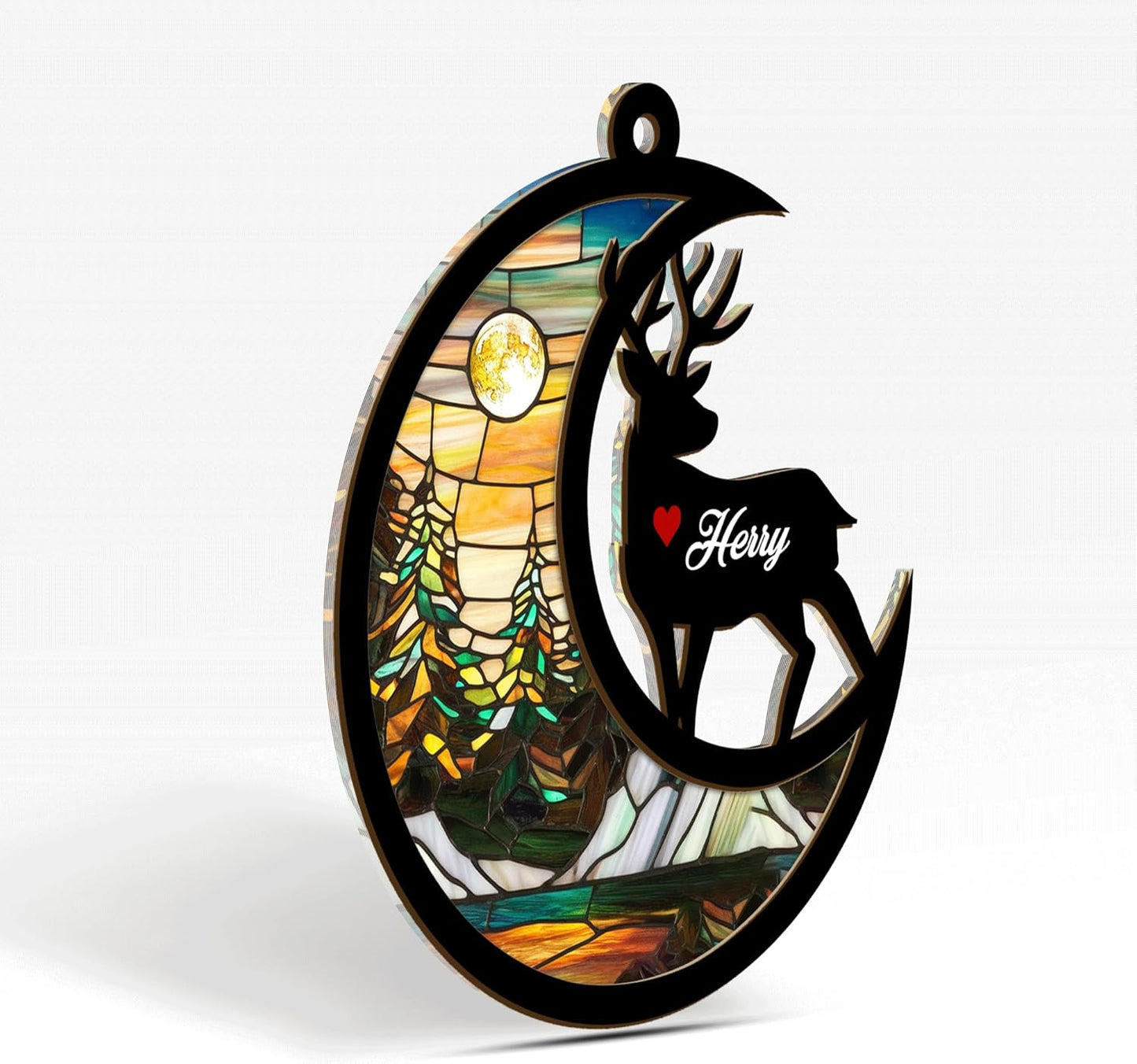Personalized Hunting Ornament, Hunter Christmas Acrylic Ornament 2025 T16
