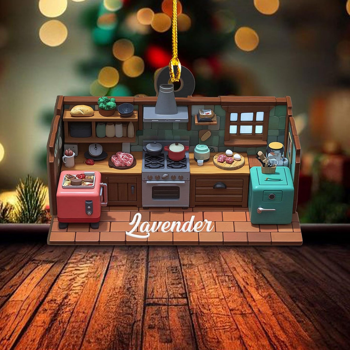 Customized Chef Ornament - Chef Christmas Gift N19