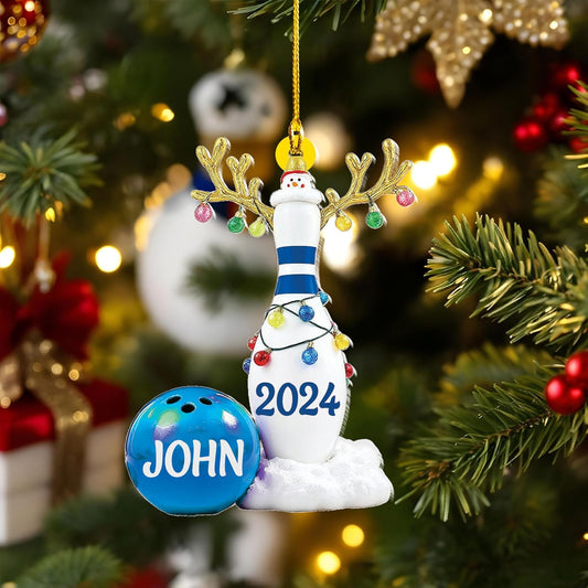 Custom Bowling Tools Ornament - Bowling Ornament Bowl 9