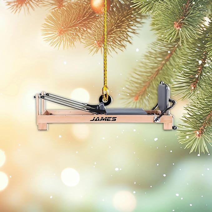 Personalized Pilates Acrylic Christmas Ornament - Instructors & Fitness Lovers LL50