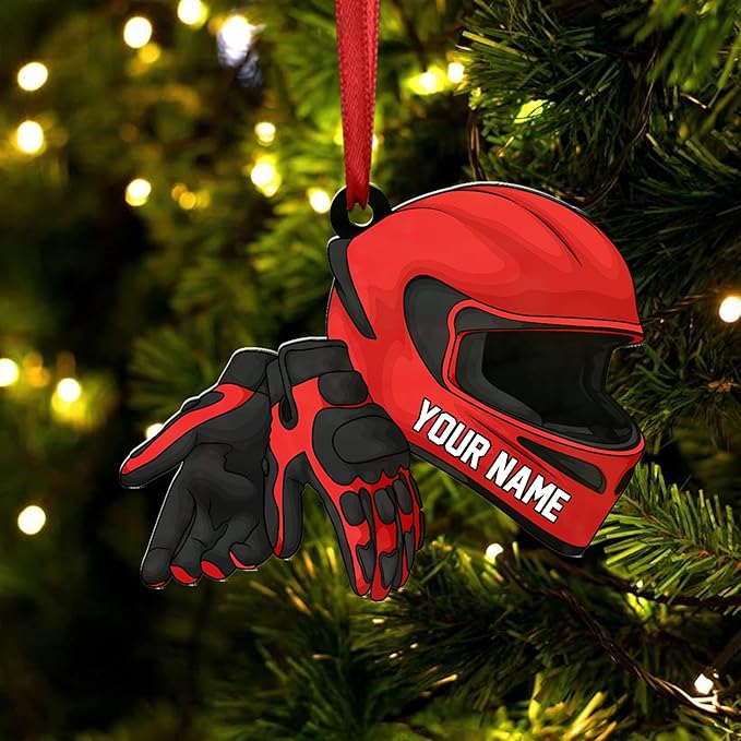 Personalized Dirt Bike Christmas Ornaments 2025 Custom Motocross Ornament Dirt bike Christmas Ornament N17