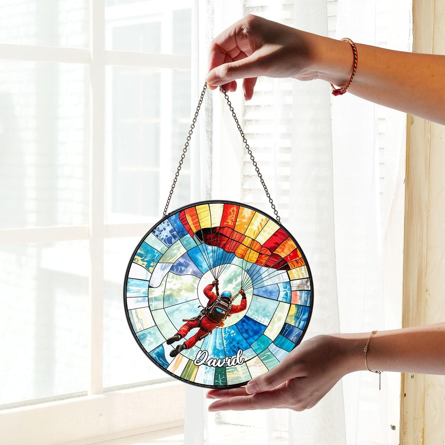 Custom Skydiving Christmas Ornament – Skydiver Xmas Decor O8