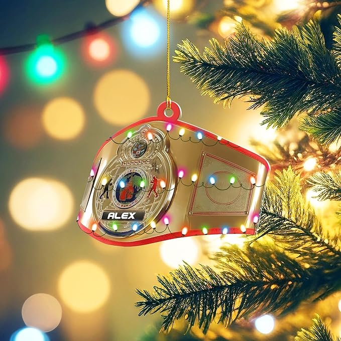 Custom Boxing Gloves Christmas Ornament - Personalized Boxing Ornament Gift LL22