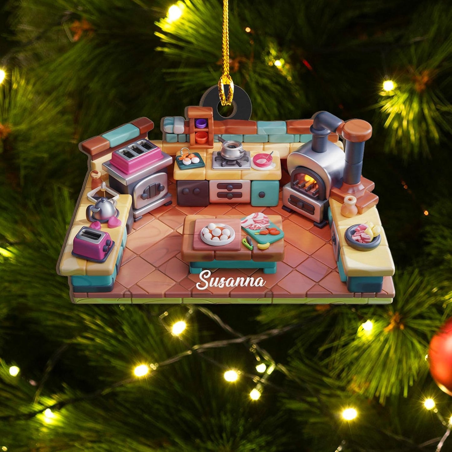 Customized Chef Ornament - Chef Christmas Gift N20