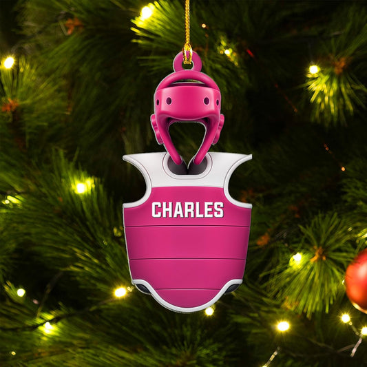 Custom Karate Christmas Ornament – Taekwondo & Jiu Jitsu Gift Krt29